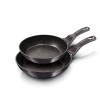 Набір сковорідок BERLINGER HAUS Carbon Pro BH-6908 з гранітним покриттям 22/26 см
