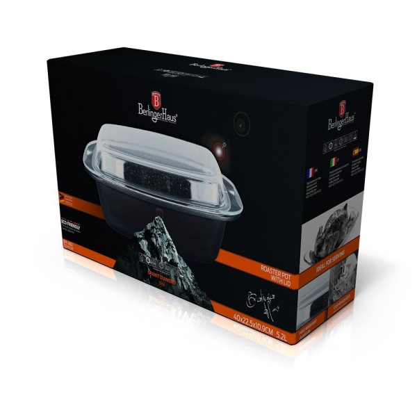 Brytfanna granitowa Berlinger haus GRANIT DIAMOND BH-1461 (5.2 l)