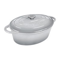 Чавунна емальована сковорода для запікання 30 см 4,5 л KINGHOFF KH-1522