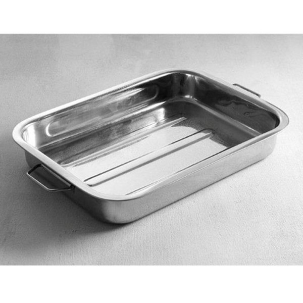 Форма для запікання з нержавіючої сталі для випікання в духовці 370x265x60 мм - Hendi 508510