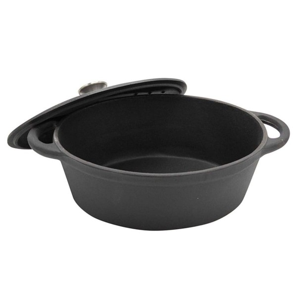 ЧАВУННА ПАТЕЛЬНЯ ДЛЯ ЗАПІКАННЯ 6,2 Л 33 СМ KINGHOFF KH-1531