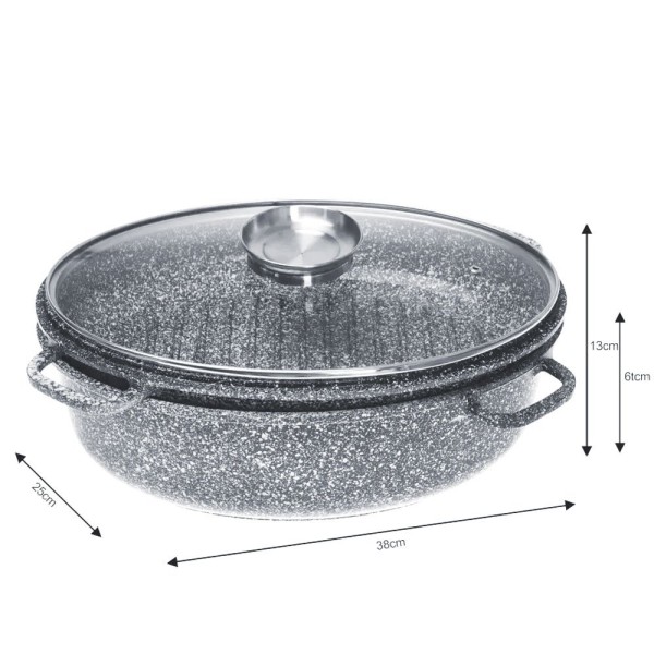 Brytfanna marmurowa Klausberg KB-7367 (8 l, 38 cm)