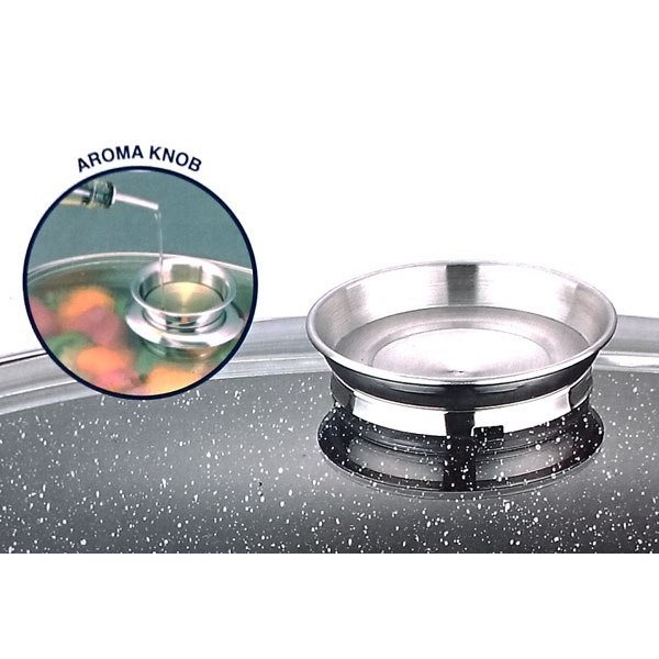 МАРМУРОВИЙ ГВИНТІВКОВИЙ БАК 5,5 Л 33 СМ KINGHOFF KH-1608