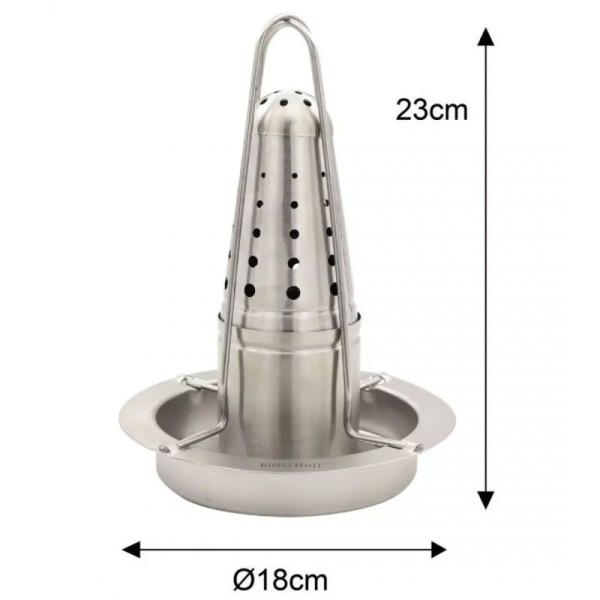 Решітка для запікання курки KINGHOFF KH-1880 з сушаром та ароматизатором