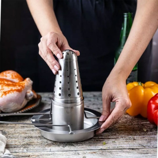 Решітка для запікання курки KINGHOFF KH-1880 з сушаром та ароматизатором