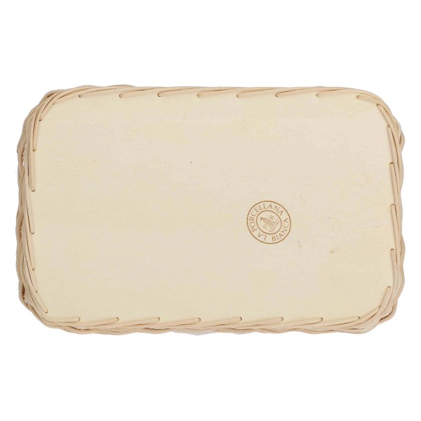 LA PORCELLANA BIANCA MIDOLLINO Плетений кошик для форми для запікання 31 см