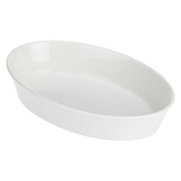 Owalne naczynie do zapiekania La Porcellana Bianca FIESOLE (20 x 30 cm)