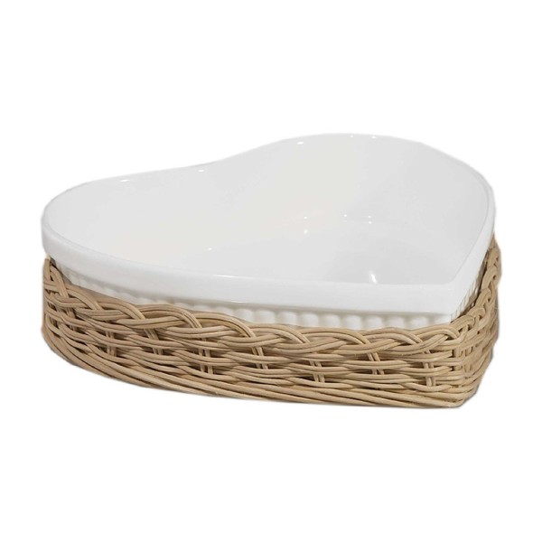 Kosz do zapiekania La Porcellana Bianca MIDOLLINO (wiklina)