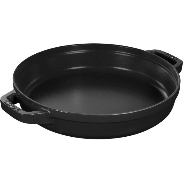 STAUB Набір з 2 горщиків + кришка 24 см чорний
