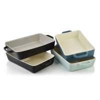 Прямокутна тарілка BASIC, мікс кольорів, 30x20x7 см