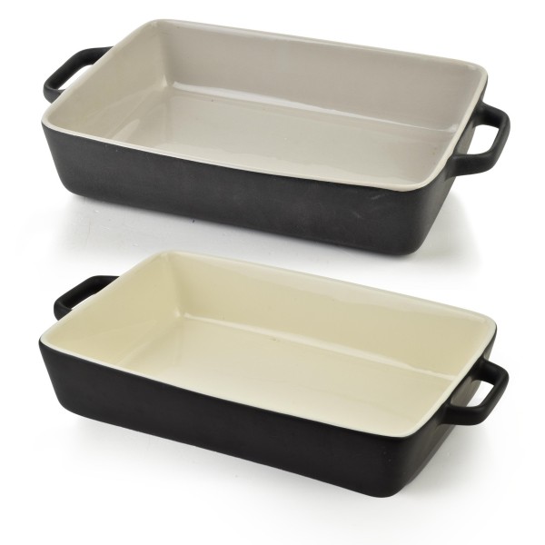 Прямокутна тарілка BASIC, мікс кольорів, 30x20x7 см