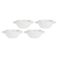 LA PORCELLANA BIANCA TERRINE Набір із 4 круглих форм для випікання 650 мл
