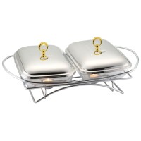 Термостійкий підігрівач для столу 2 x 1,5 л KLAUSBERG KB-7922