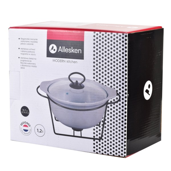 Naczynie z podgrzewaczem Allesken MODERN KITCHEN (1,2 l)