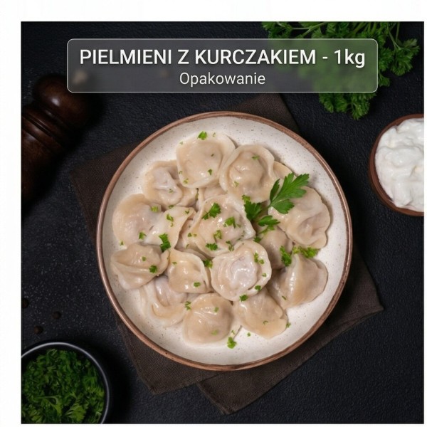 Pielmieni z kurczakiem 1kg