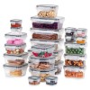 Пластикові контейнери для зберігання продуктів 7 розмірів 24 штуки VILDE 229159