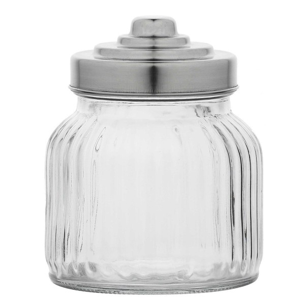 LA PORCELLANA BIANCA TUSCANIA Ребриста скляна ємність 600 мл