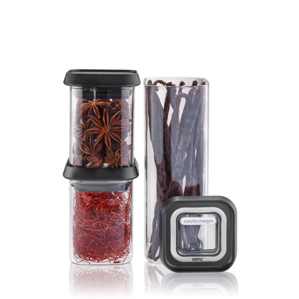 Набір із 3 контейнерів для зберігання продуктів GEFU PANTRY