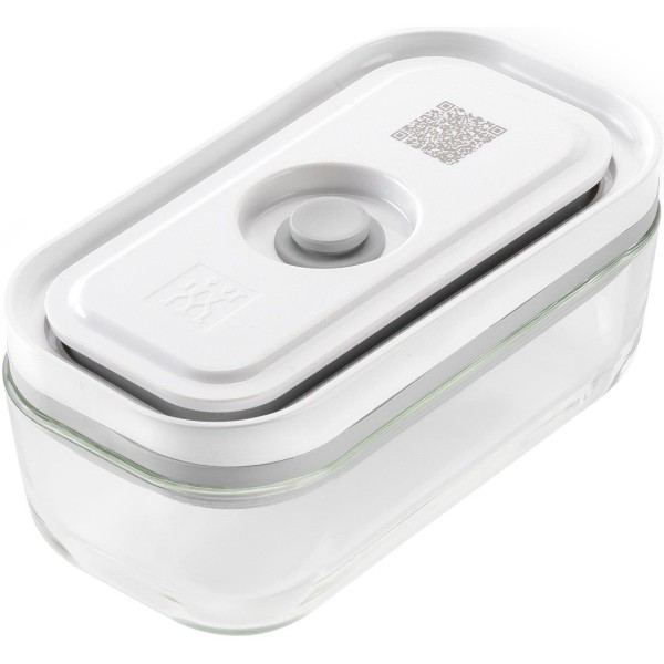 Прямокутний скляний контейнер ZWILLING FRESH & SAVE 0,35 л, сірий