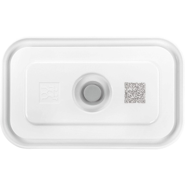 Прямокутний скляний контейнер ZWILLING FRESH & SAVE 0,35 л, сірий