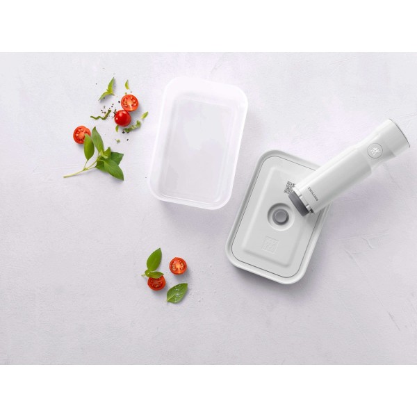 Прямокутний пластиковий контейнер ZWILLING FRESH & SAVE 1,1 л, сірий