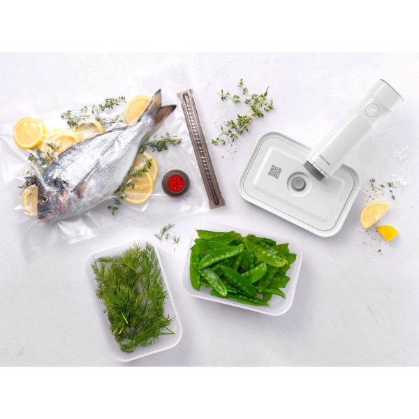 Прямокутний пластиковий контейнер ZWILLING FRESH & SAVE 1,1 л, сірий