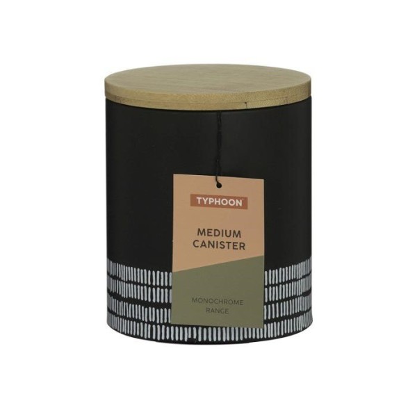 ТИП - Кухонний контейнер M, чорний, монохромний