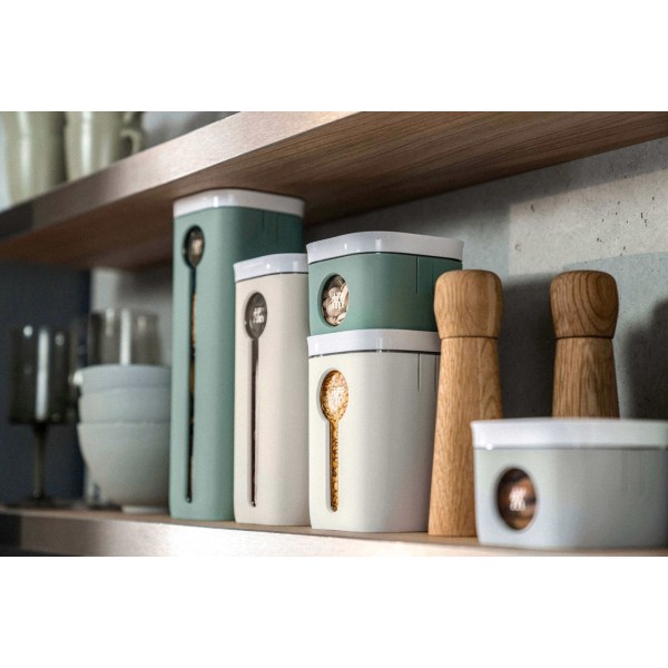 Пластиковий контейнер ZWILLING FRESH & SAVE CUBE, 3 шт. - 1,3 л, сірий