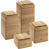 Zestaw pojemników na żywność Zwilling STORAGE (4 szt., bambus)