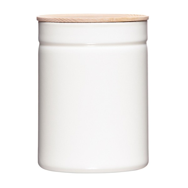 RIESS - Контейнер з дерев'яною кришкою 2,2 л Чисто білий