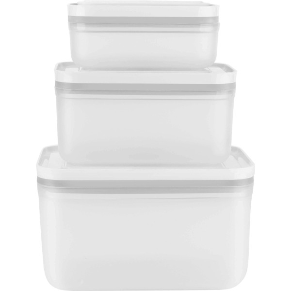 Набір із 3 прямокутних пластикових контейнерів ZWILLING FRESH & SAVE