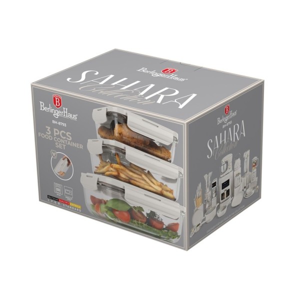 Pojemniki na żywność Berlinger haus BH-8793 (z pokrywkami)