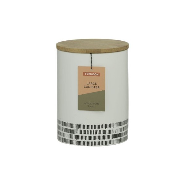 ТИП - Кухонний контейнер L, білий, монохромний