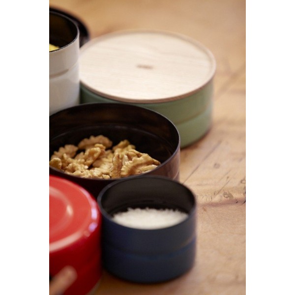 RIESS - Кухонний контейнер з дерев'яною кришкою 2,2 л Свіжі помідори