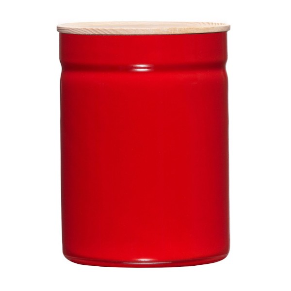 RIESS - Кухонний контейнер з дерев'яною кришкою 2,2 л Свіжі помідори