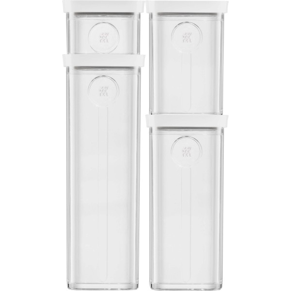 Пластиковий контейнер ZWILLING FRESH & SAVE CUBE, 4 шт. - 1,7 л, сірий