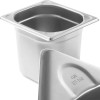 Pojemnik do przechowywania żywności Hendi 806647 (gn 1/6, wys.150 mm, stal)