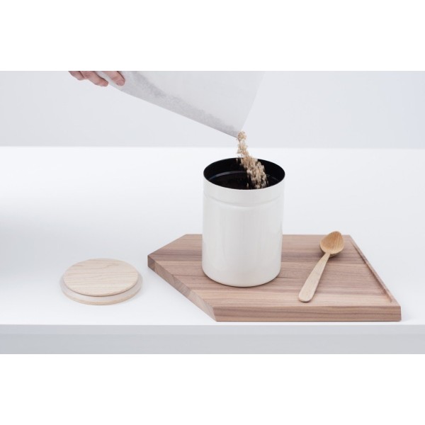 Pojemnik na żywność Riess RIESS (0,2 l, drewniana pokrywka)