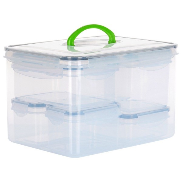 Pojemniki do przechowywania żywności VILDE 259635 (7 elementów)