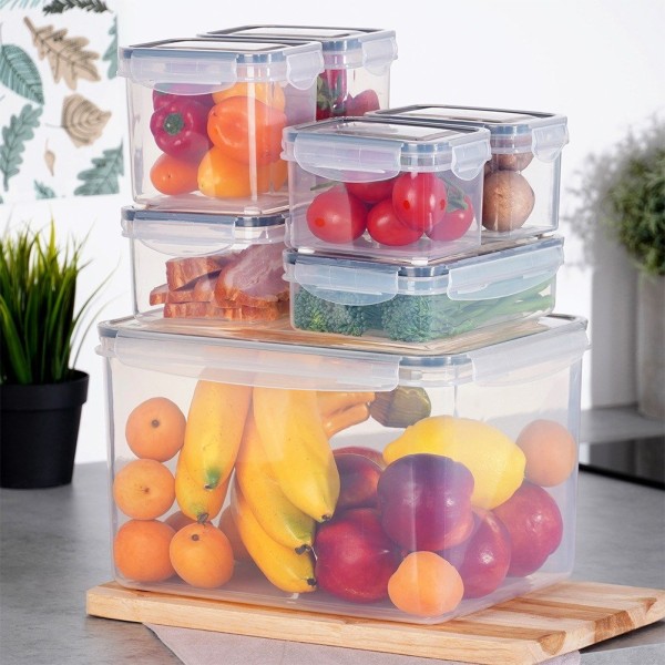 Pojemniki do przechowywania żywności VILDE 259635 (7 elementów)