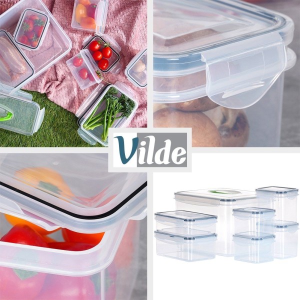 Pojemniki do przechowywania żywności VILDE 259635 (7 elementów)