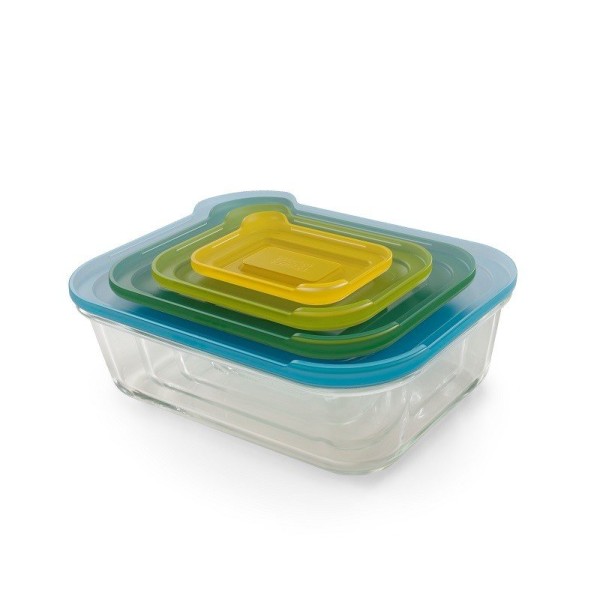 Zestaw pojemników na żywność JOSEPH JOSEPH JJ-Nest Glass (4 szt.)