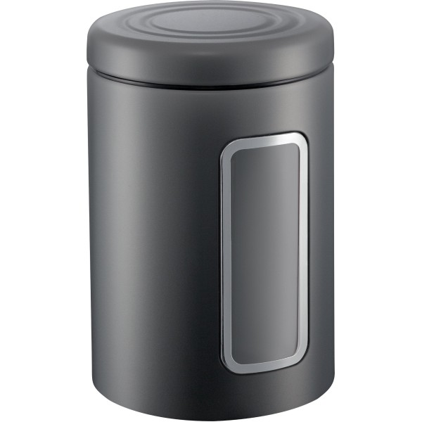 Матовий графітовий контейнер Classic Line об'ємом 2 л з віконцем