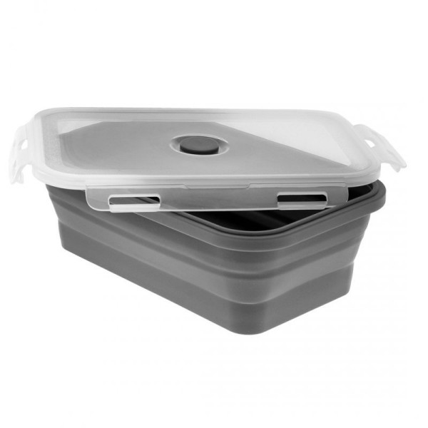 НАБІР З 4 СИЛІКОНОВИХ СКЛАДНИХ ХАРЧОВИХ КОНТЕЙНЕРІВ З КРИШКАМИ 3345