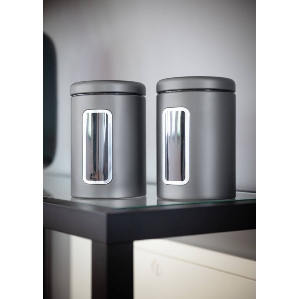 Класична лінія, чорний контейнер 2 л з віконцем