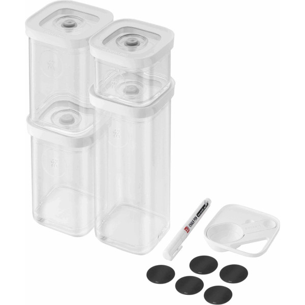 Набір пластикових контейнерів ZWILLING FRESH & SAVE CUBE, розмір S - сірий