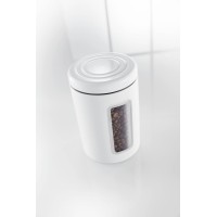 Класична лінія, матовий чорний контейнер 2 л з віконцем