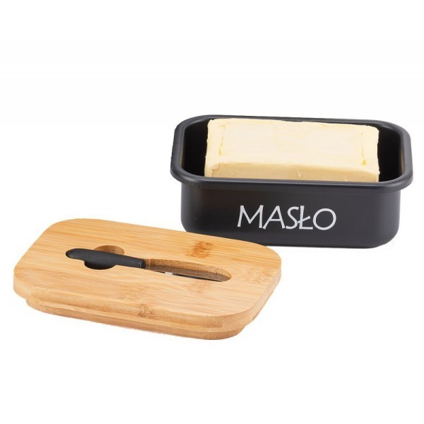 Zestaw pojemników na żywność i maselniczka ELITEHOFF E-6055 (4 elementy)