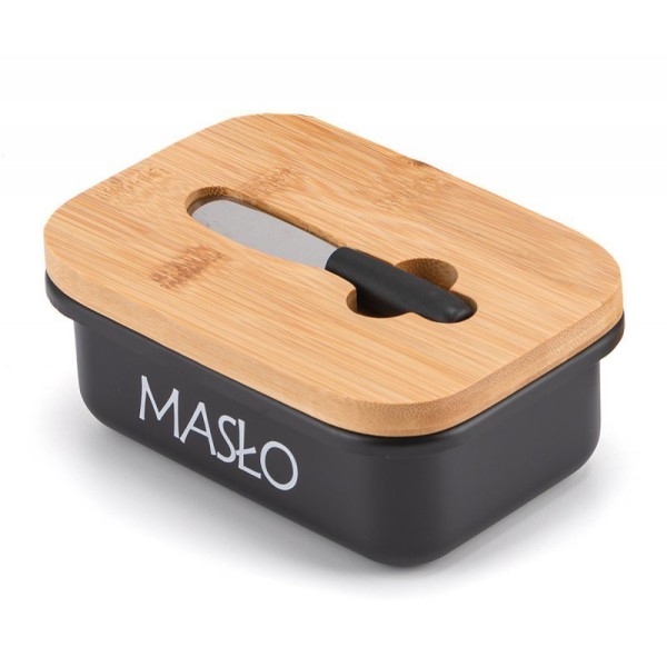 Zestaw pojemników na żywność i maselniczka ELITEHOFF E-6055 (4 elementy)