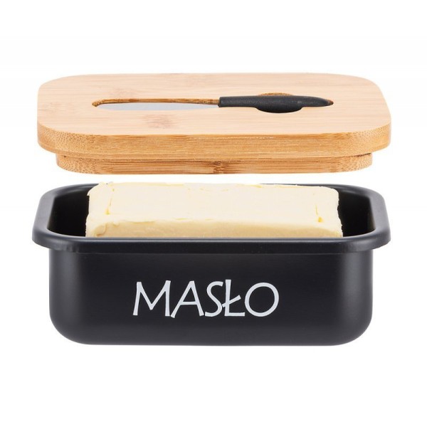 Zestaw pojemników na żywność i maselniczka ELITEHOFF E-6055 (4 elementy)